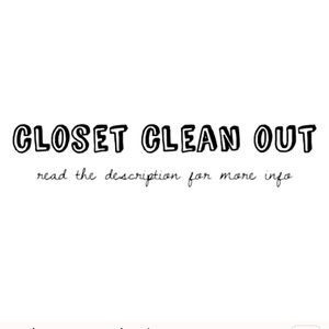 Need to clean out my closet!
